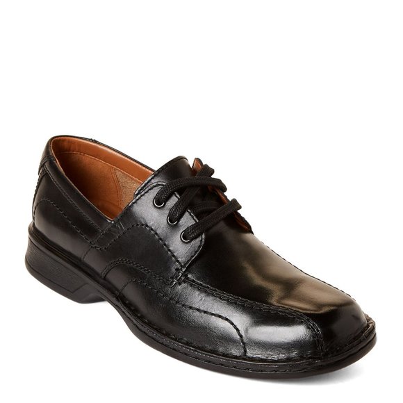 CLARKS  Black Northam Edge Derby Shoes 9